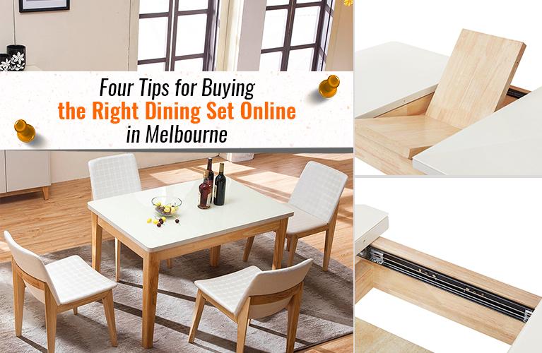 Four Tips for Buying the Right Dining Set Online in Melbourne