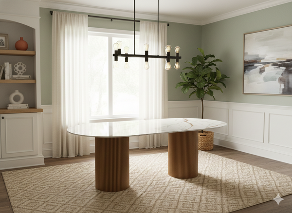 Lisbon Marble Dining Table