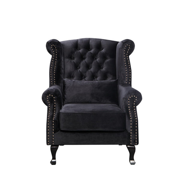 Luxe Armchair Black